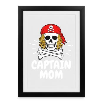 Pirate - Affiche encadrée (27 × 37 cm) - noir - Devant