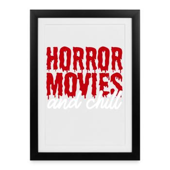 Horror Movies - Framed poster (27 × 37 cm) - black - Front