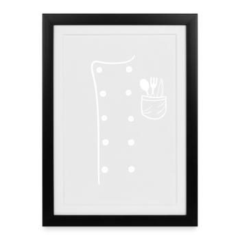 Koch - Affiche encadrée (27 × 37 cm) - noir - Devant