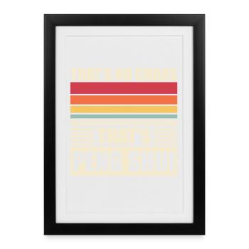 Étudiant désordre de ne pas nettoyer - Affiche encadrée (27 × 37 cm) - noir - Devant