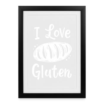 Bread Baker - Framed poster (27 × 37 cm) - black - Front