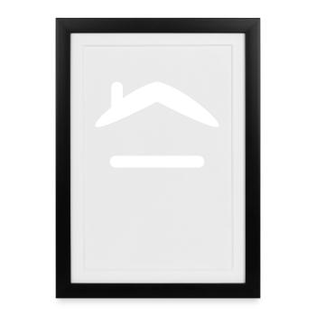 Roof - Framed poster (27 × 37 cm) - black - Front