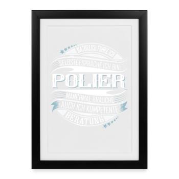 Polier - Gerahmtes Poster (27 × 37 cm) - Schwarz - Vorne