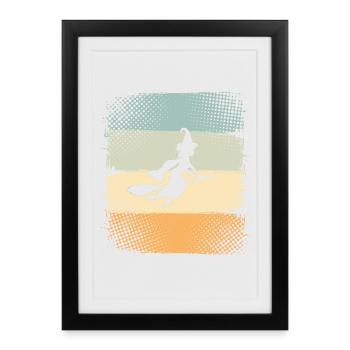 Sorcière - Affiche encadrée (27 × 37 cm) - noir - Devant