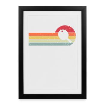 Table tennis - Framed poster (27 × 37 cm) - black - Front