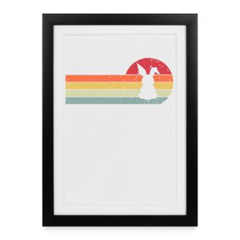 Hare - Framed poster (27 × 37 cm) - black - Front