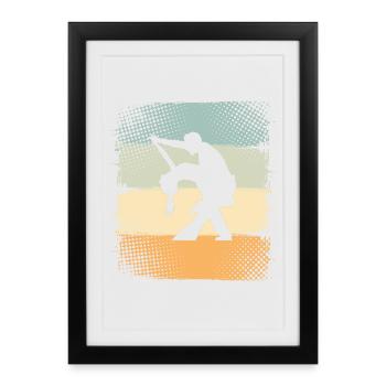 Couple de danse - Affiche encadrée (27 × 37 cm) - noir - Devant
