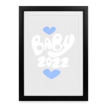Baby 2022 - Framed poster (27 × 37 cm) - black - Front