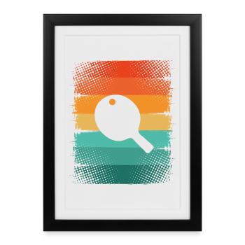 Paddle - Framed poster (27 × 37 cm) - black - Front