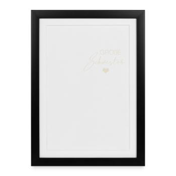 Große Schwester - Gerahmtes Poster (27 × 37 cm) - Schwarz - Vorne
