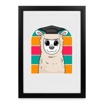 Thèse de doctorat Doctorat Doctorat - Affiche encadrée (27 × 37 cm) - noir - Devant