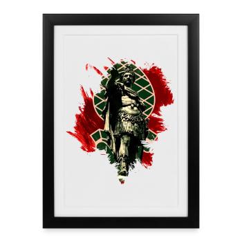 Augsbourg - Affiche encadrée (27 × 37 cm) - noir - Devant