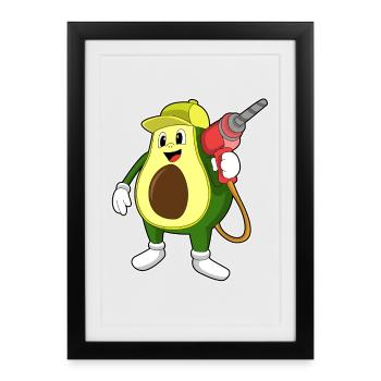 Avocado Artisan Drill Craft - Framed poster (27 × 37 cm) - black - Front