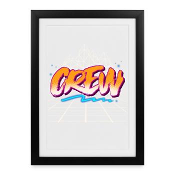 Équipage - Affiche encadrée (27 × 37 cm) - noir - Devant