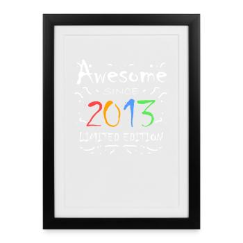 2013 - Vintage 2013 - Fantastic since 2013 - Framed poster (27 × 37 cm) - black - Front