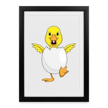 Duck Eggshell - Framed poster (27 × 37 cm) - black - Front