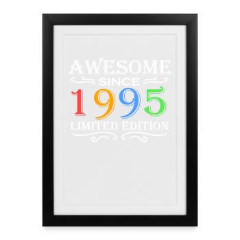 1995 - Born 1995 - Framed poster (27 × 37 cm) - black - Front