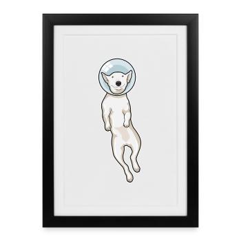 Drôle de chien - Affiche encadrée (27 × 37 cm) - noir - Devant