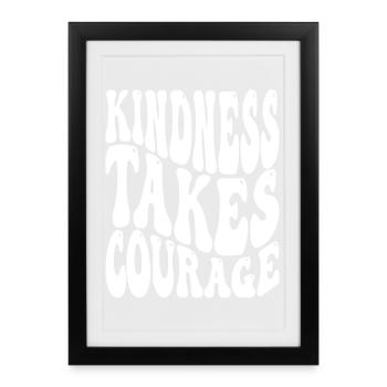 Peace Love Hope Kids Unity Day Anti Bullying - Framed poster (27 × 37 cm) - black - Front