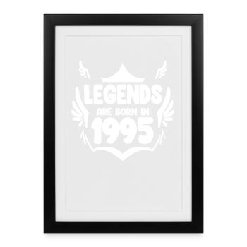 1995 - Born 1995 - Framed poster (27 × 37 cm) - black - Front
