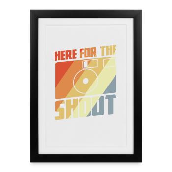 Click here for the photo shoot - Framed poster (27 × 37 cm) - black - Front