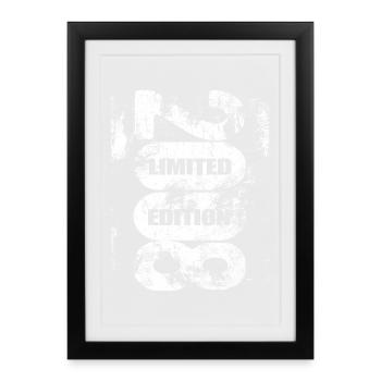 Limited Edition 2008 | Birthday - Vintage 2008 - Framed poster (27 × 37 cm) - black - Front