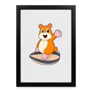 Hamster Seeds - Framed poster (27 × 37 cm) - black - Front