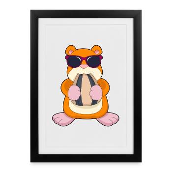 Hamster Seeds - Framed poster (27 × 37 cm) - black - Front
