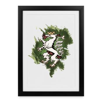Graz, Autriche - Affiche encadrée (27 × 37 cm) - noir - Devant