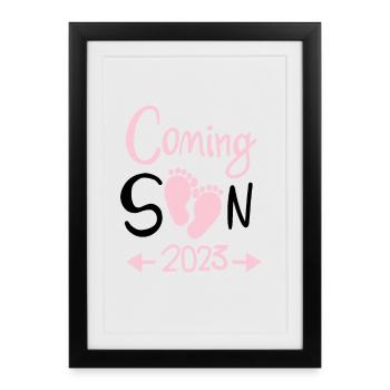 Enceinte 2023 - Affiche encadrée (27 × 37 cm) - noir - Devant