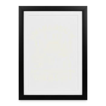 Omaha Beach D-Day 80th Anniversary Normandy - Affiche encadrée (27 × 37 cm) - noir - Devant