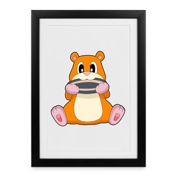 Hamster Seeds - Framed poster (27 × 37 cm) - black - Front