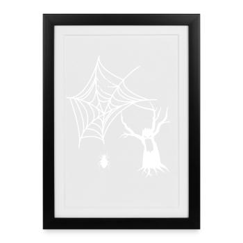 Halloween Horreur - Affiche encadrée (27 × 37 cm) - noir - Devant