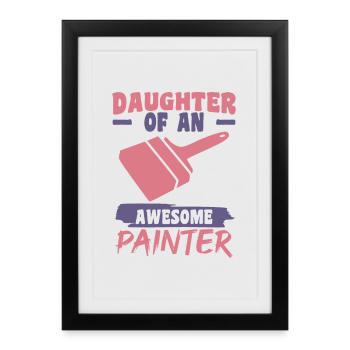 Painter's Daughter - Framed poster (27 × 37 cm) - black - Front