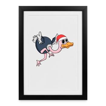 Bouquet Christmas - Framed poster (27 × 37 cm) - black - Front