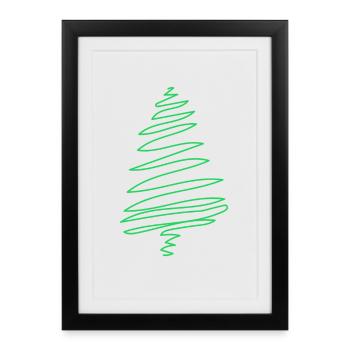 Christmas Christmas Christmas Christmas Christmas - Framed poster (27 × 37 cm) - black - Front