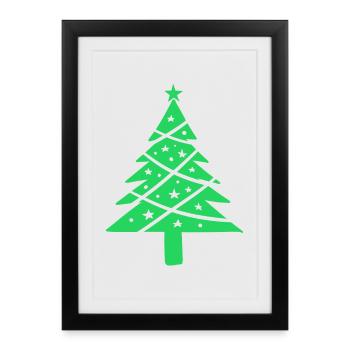 Christmas Christmas Christmas Christmas Christmas - Framed poster (27 × 37 cm) - black - Front