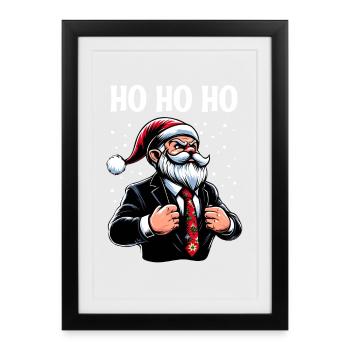 Chef Imp Ho Ho Ho Ho - Framed poster (27 × 37 cm) - black - Front