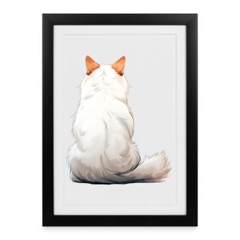Turkish Van - Framed poster (27 × 37 cm) - black - Front