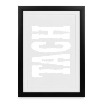 TACH - Framed poster (27 × 37 cm) - black - Front