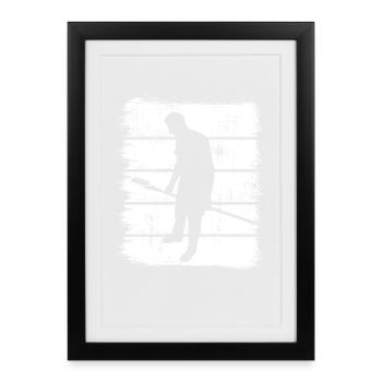 Baker - Framed poster (27 × 37 cm) - black - Front