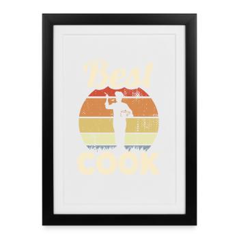 Cooking lover - Framed poster (27 × 37 cm) - black - Front