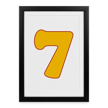 7 - Framed poster (27 × 37 cm) - black - Front