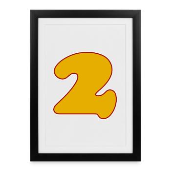 2 - Affiche encadrée (27 × 37 cm) - noir - Devant