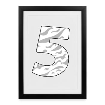 5 - Framed poster (27 × 37 cm) - black - Front
