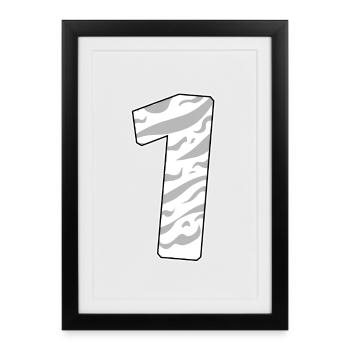 1 - Framed poster (27 × 37 cm) - black - Front