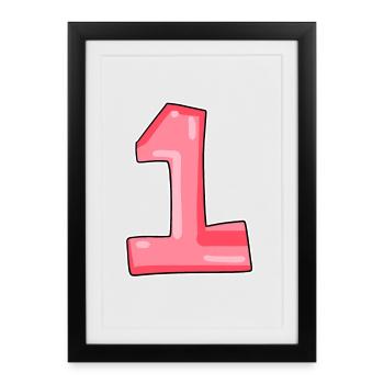 1 - Framed poster (27 × 37 cm) - black - Front