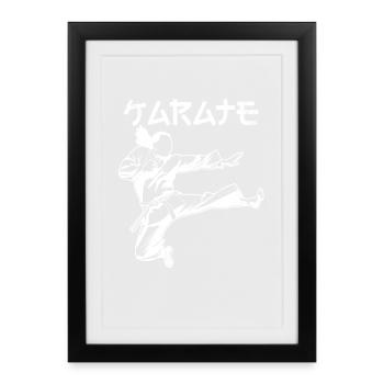Karateka - Framed poster (27 × 37 cm) - black - Front