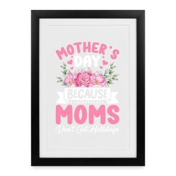 Mother's Day - Framed poster (27 × 37 cm) - black - Front