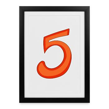 5 - Framed poster (27 × 37 cm) - black - Front